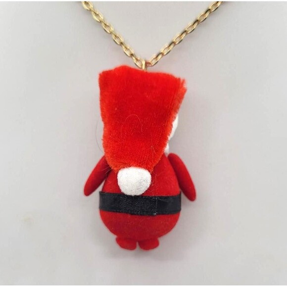 Betsey Johnson Penguin Santa Claus Necklace, Relatively Rare - Picture 4 of 8